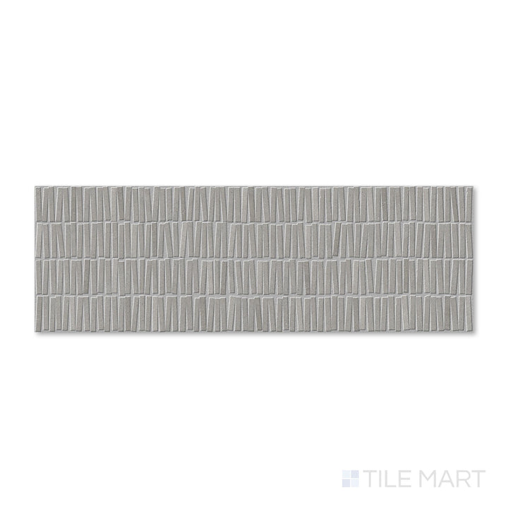Bars Greige 16X48 Matte Porcelain 3D Decorative Panel