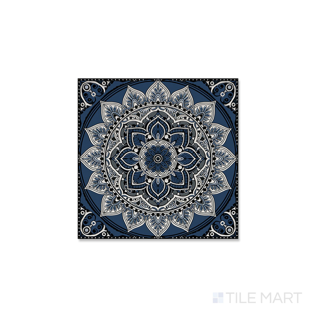 Calypso Bombay Midnight 20 6X6 Glossy Porcelain Tile