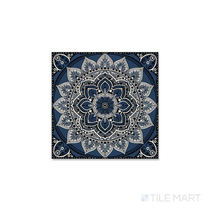 Calypso Bombay Midnight 20 6X6 Glossy Porcelain Tile