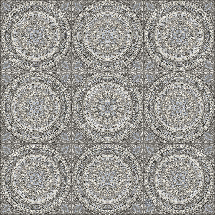 Calypso Bombay Silver 4 6X6 Glossy Porcelain Tile