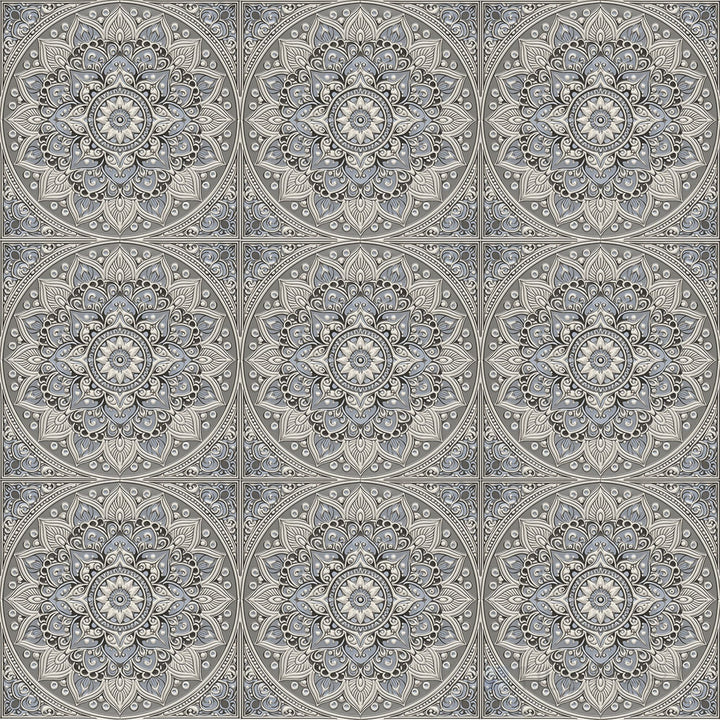 Calypso Bombay Silver 5 6X6 Glossy Porcelain Tile