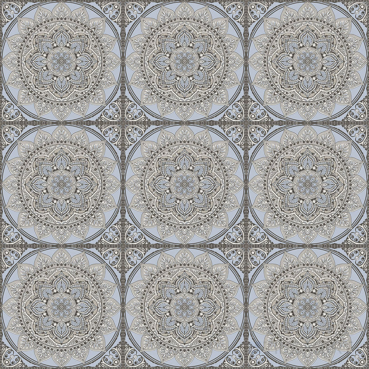 Calypso Bombay Silver 20 6X6 Glossy Porcelain Tile