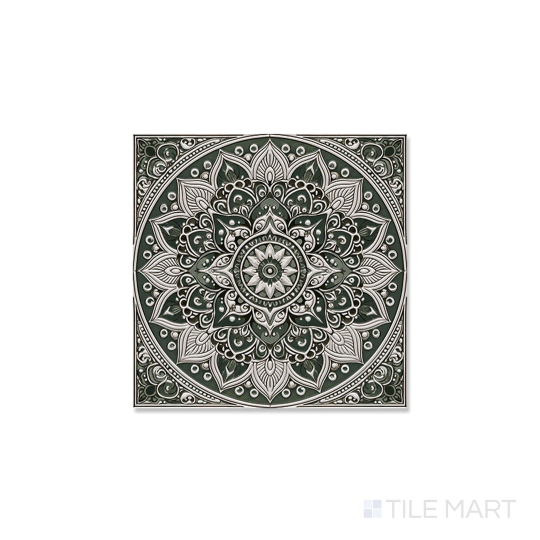 Calypso Bombay Sage 5 6X6 Glossy Porcelain Tile