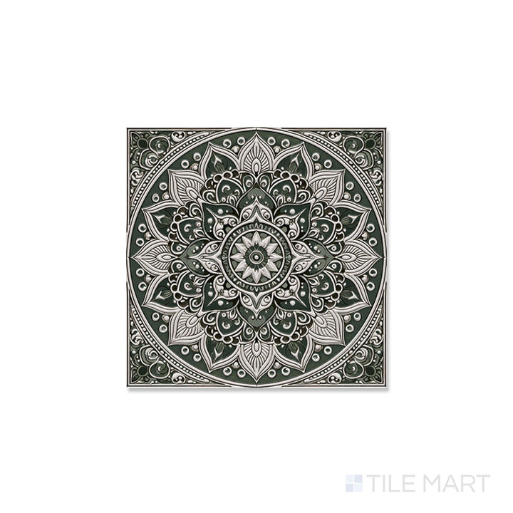 Calypso Bombay Sage 5 6X6 Glossy Porcelain Tile