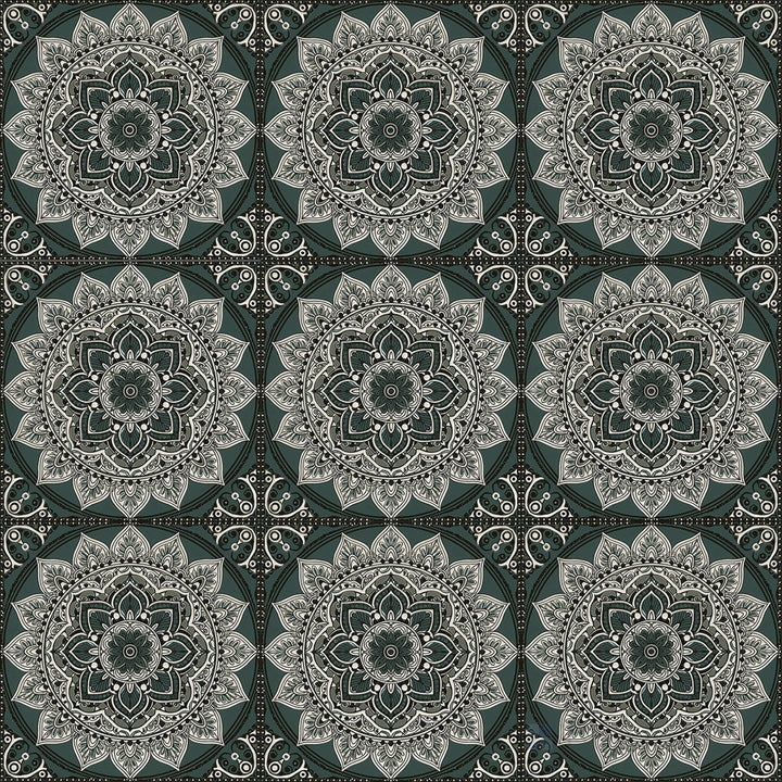 Calypso Bombay Sage 20 6X6 Glossy Porcelain Tile