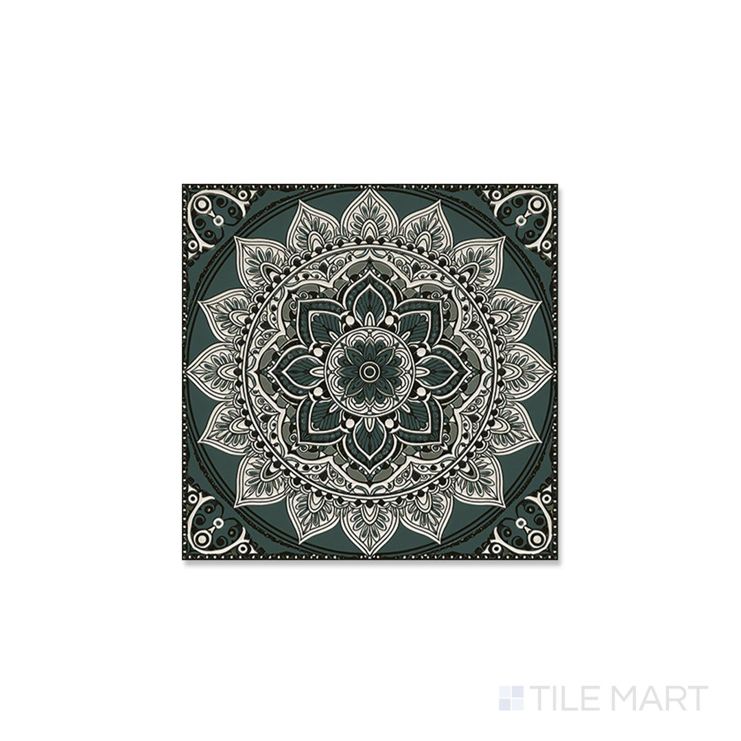 Calypso Bombay Sage 20 6X6 Glossy Porcelain Tile