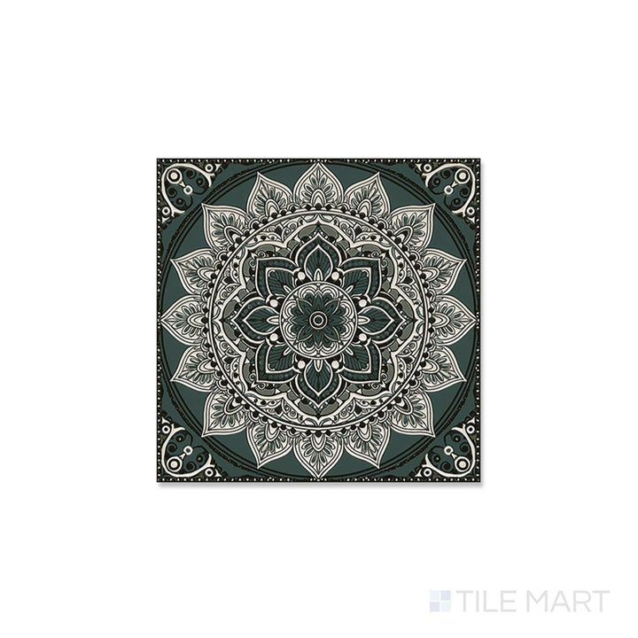 Calypso Bombay Sage 20 6X6 Glossy Porcelain Tile
