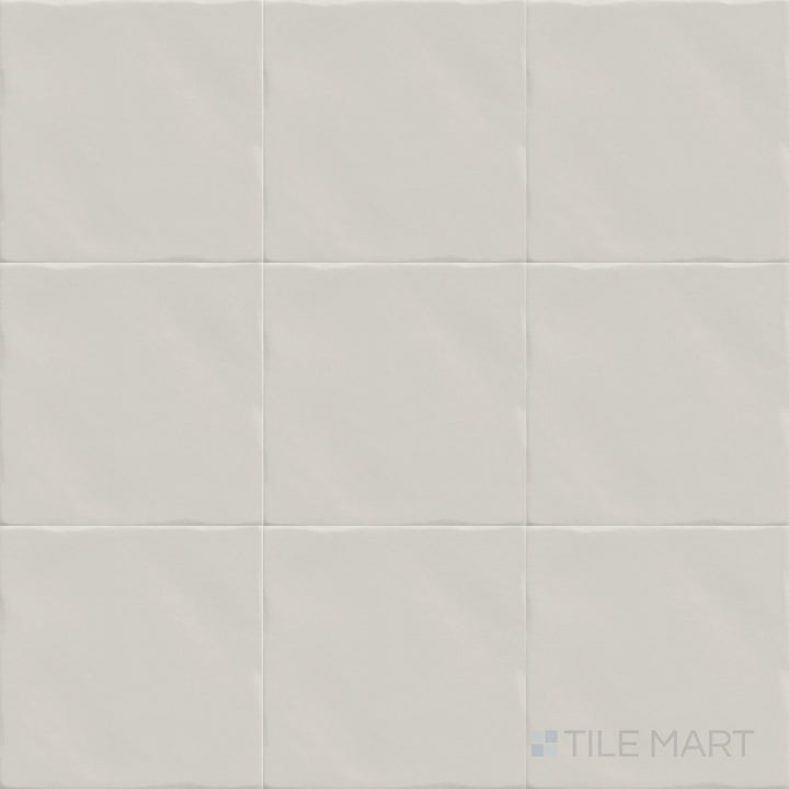 Calypso Fondo Bianco 6X6 Glossy Porcelain Tile