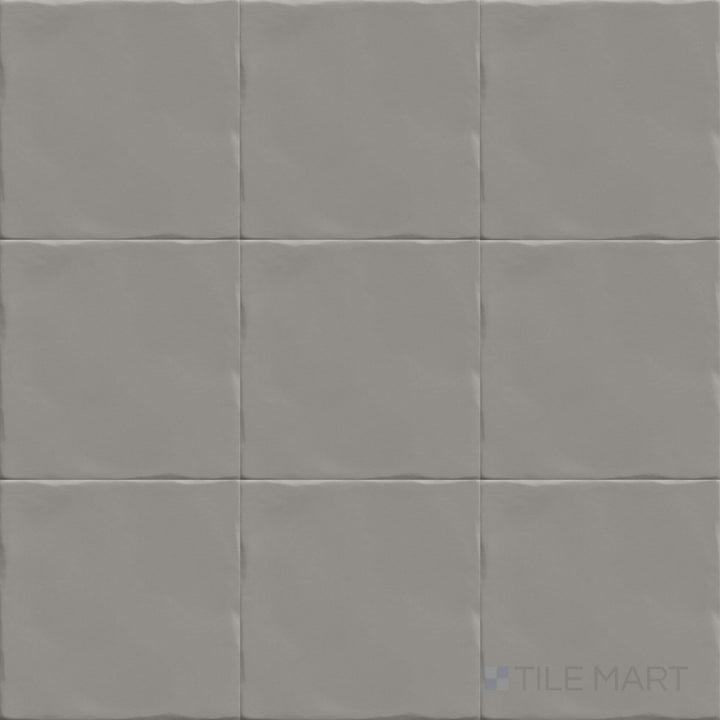 Calypso Fondo Grigio 6X6 Glossy Porcelain Tile