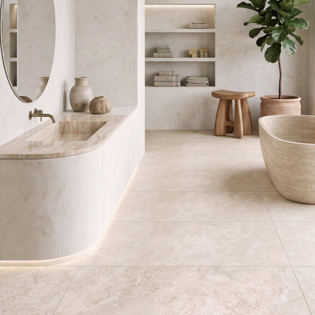 Kave Ivory 24X48 Matte Porcelain R11 Tile