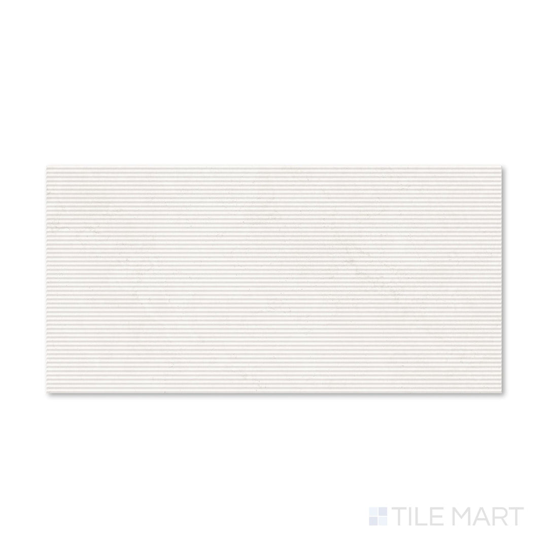Kave Plisse 3D Deco Light 24X48 Matte Porcelain Tile