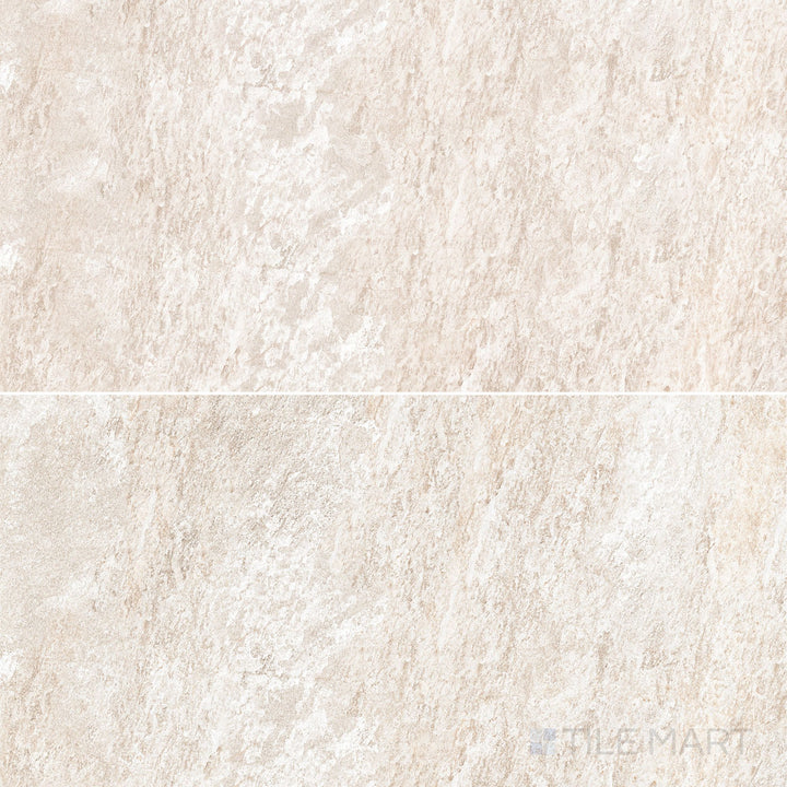Landscape Pavers Quartz White 24X48 Grip Porcelain