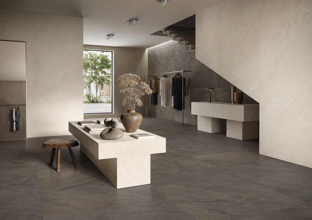 Pietra Di Orosei Grigio Bruciato 24X48 Matte Porcelain Tile
