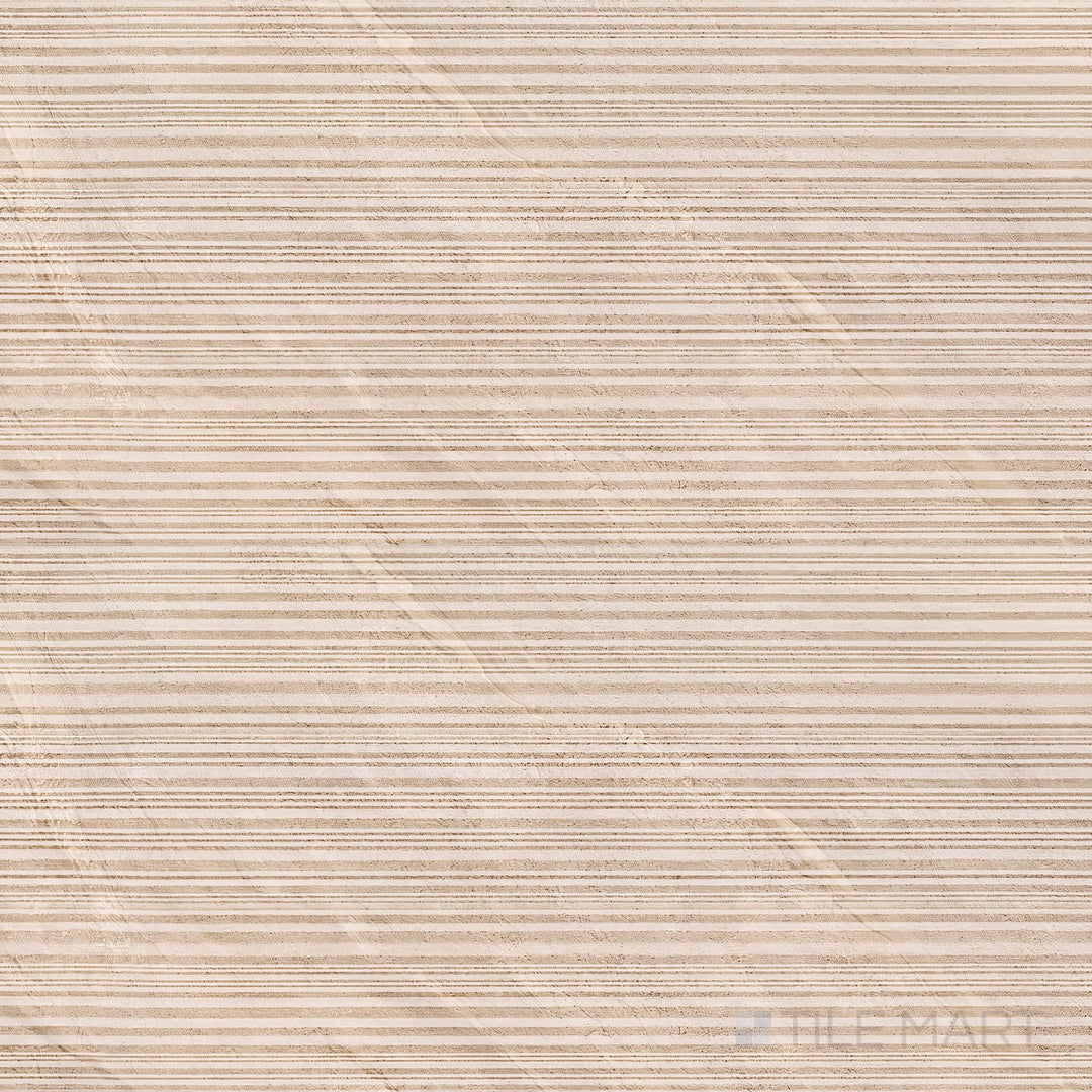 Pietra Di Orosei Corda 3D Deco 24X48 Matte Porcelain Tile