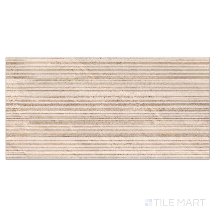 Pietra Di Orosei Corda 3D Deco 24X48 Matte Porcelain Tile