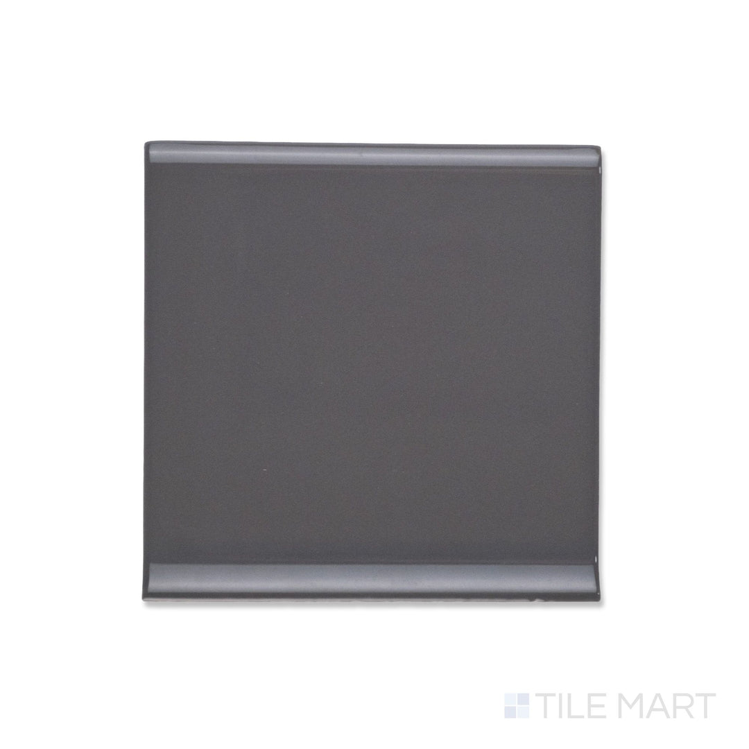 Sanitary Cove Base Dark Gray 6X6 Glossy Ceramic