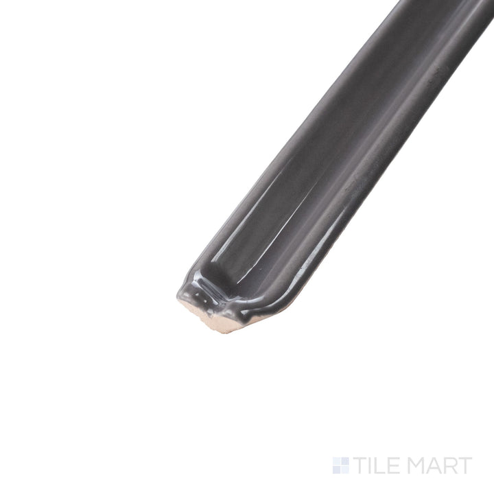 Sanitary Cove Base Dark Gray 1X6 Glossy Ceramic Inside Corner