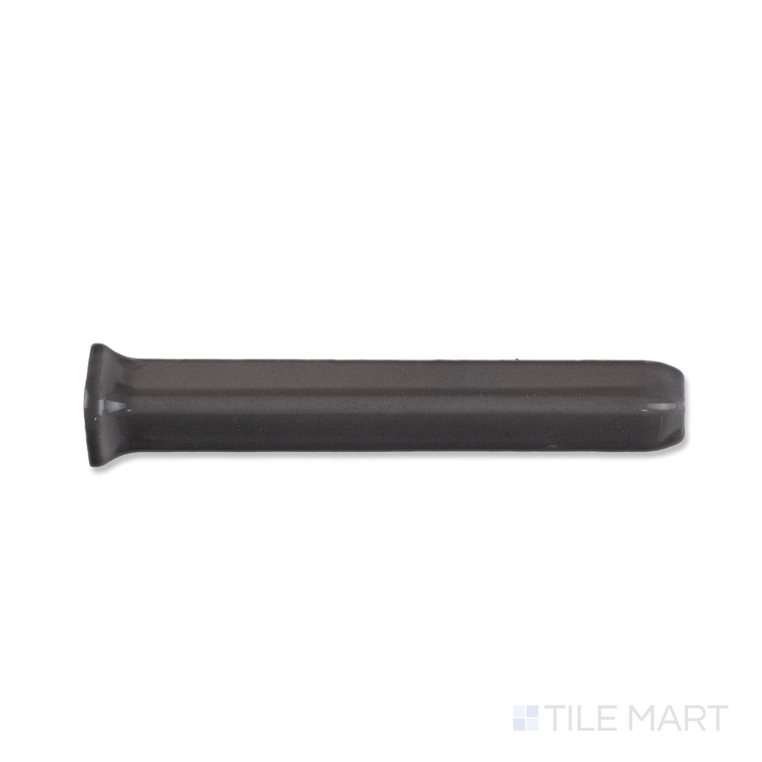 Sanitary Cove Base Dark Gray 1X6 Glossy Ceramic Outside Corner