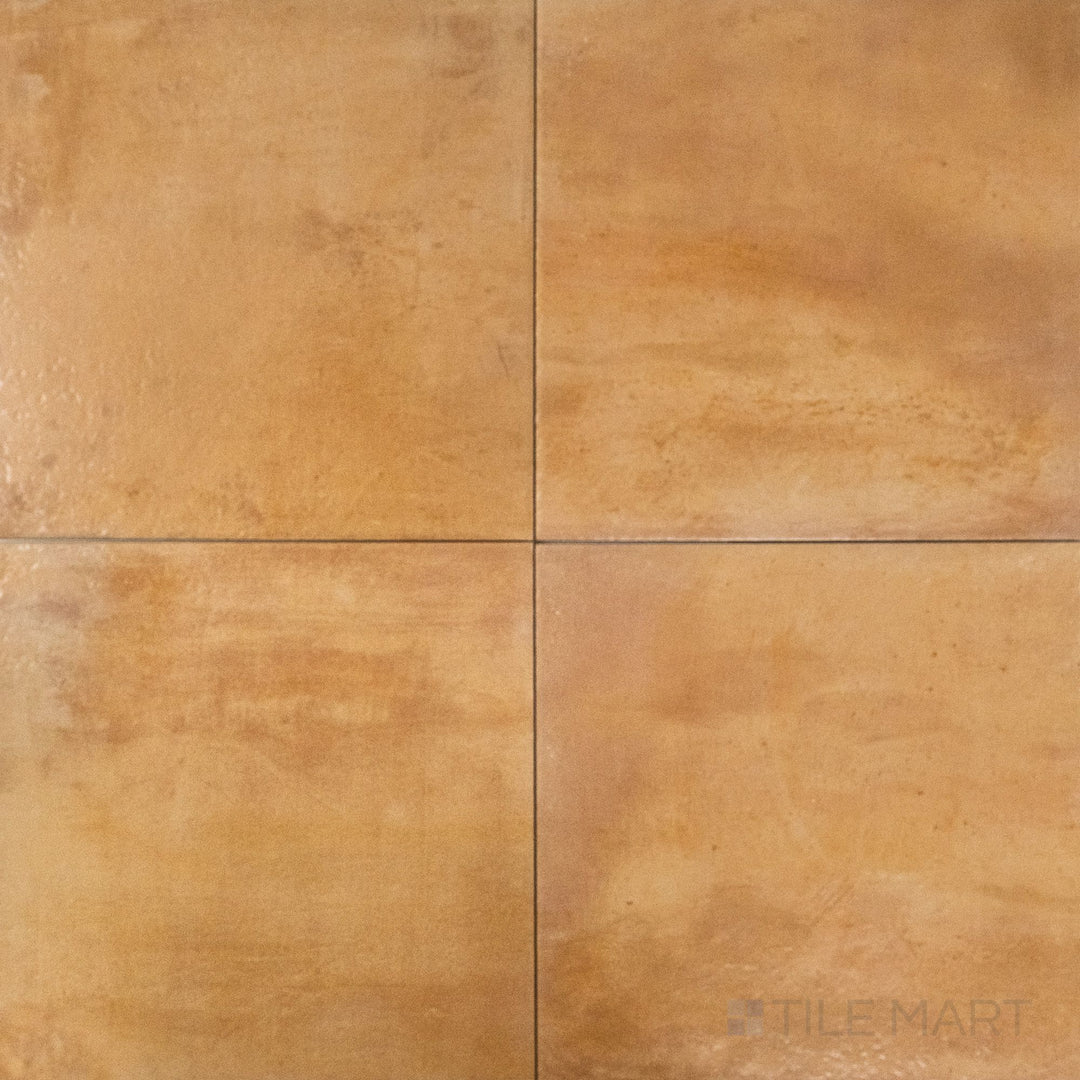Terracotta Italian Saltillo Mustard 16X16 Polished Porcelain Tile