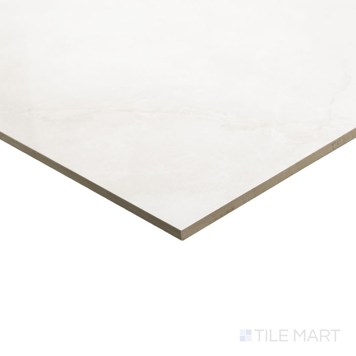 Roma Dozza White 24X48 Polished Porcelain Tile
