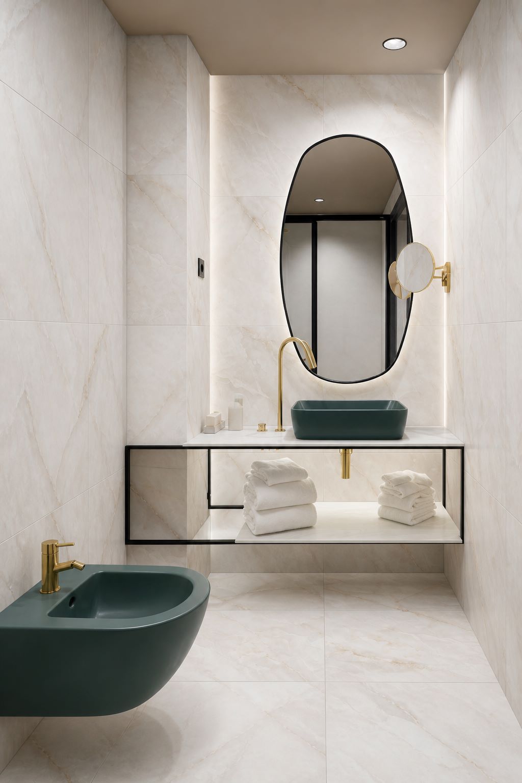 Roma Dozza Gold 24X48 Matte Porcelain Tile