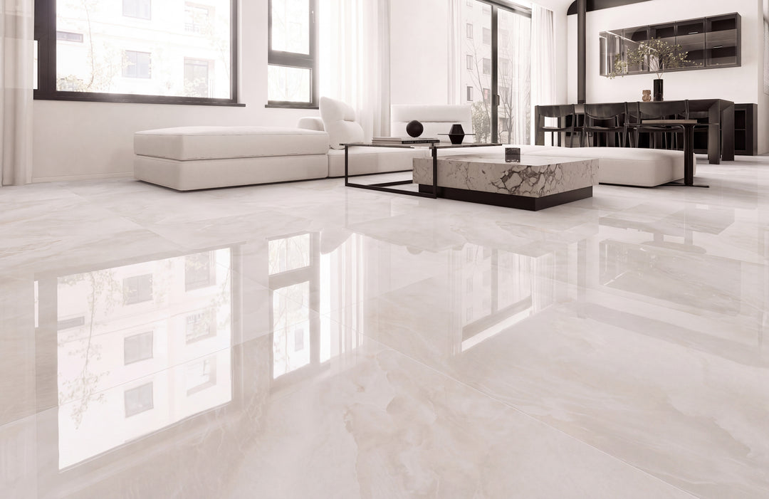 Roma Burano Beige 24X48 Polished Porcelain Tile