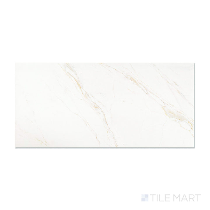 Roma Calacatta Rome  24X48 Polished Porcelain Tile