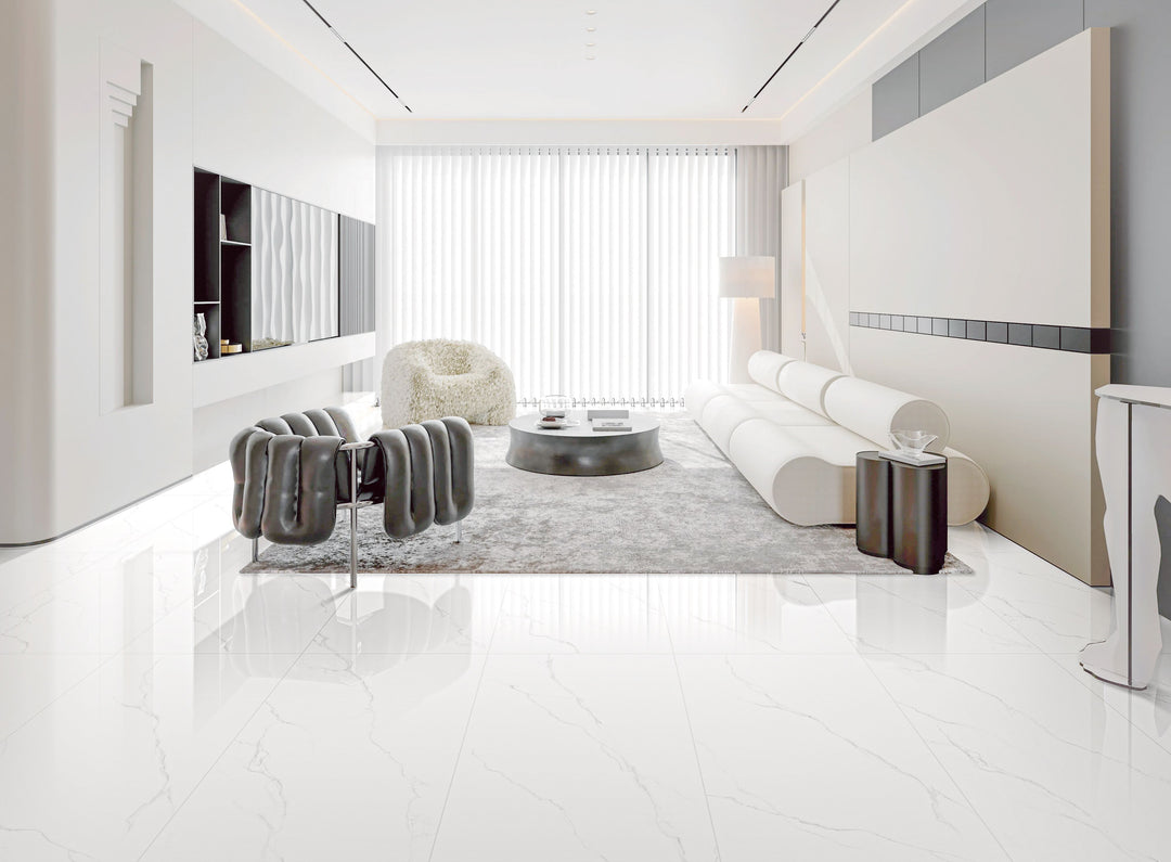 Roma Statuario 24X48 Polished Porcelain Tile