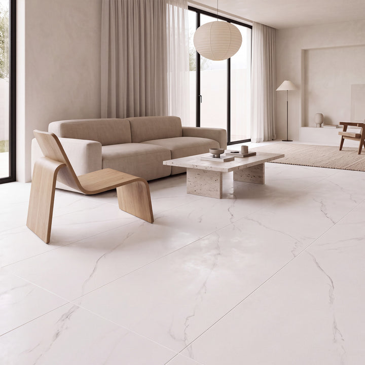 Roma Statuario 24X48 Matte Porcelain Tile