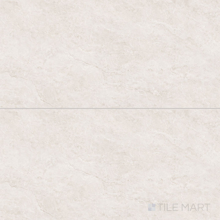Roma Nevado Pure White 24X48 Polished Porcelain Tile