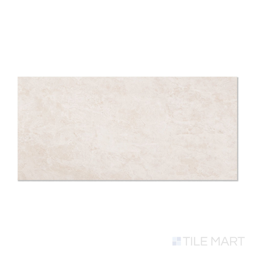 Roma Nevado Pure White 24X48 Polished Porcelain Tile