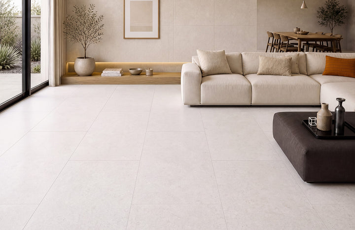 Roma Darello Ivory 24X48 Textured Porcelain Tile