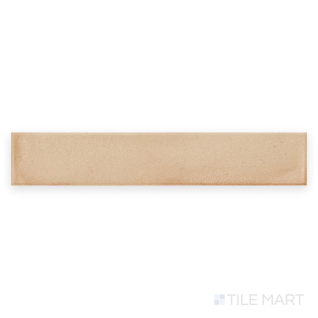 Aerial view of Amuri Brick Biscotto 2x12 Matte Porcelain Tile with biscuit-tone coloring, matte finish, and slim rectangular proportions.