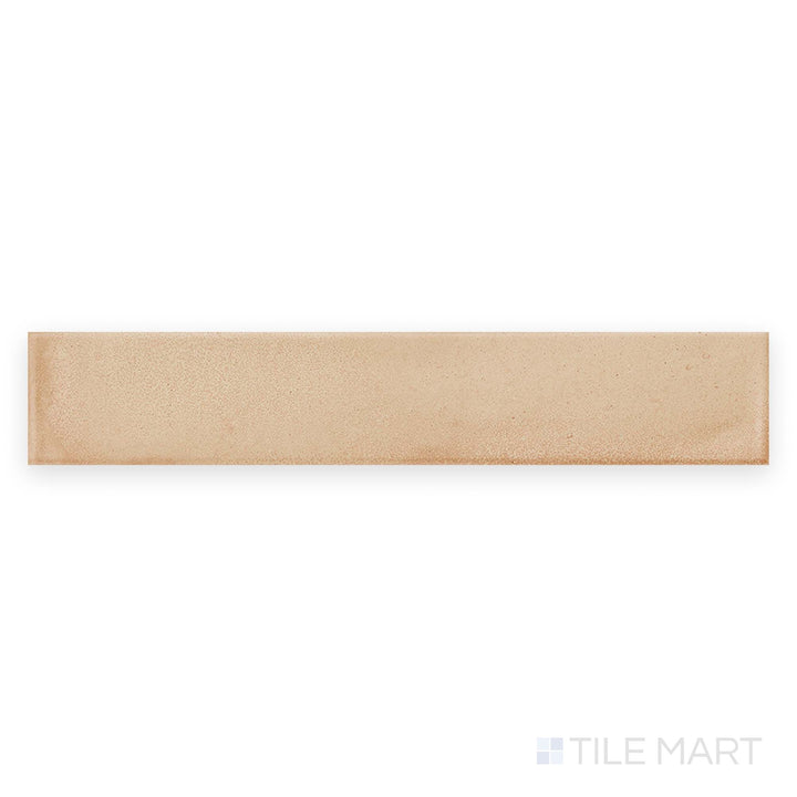 Aerial view of Amuri Brick Biscotto 2x12 Matte Porcelain Tile with biscuit-tone coloring, matte finish, and slim rectangular proportions.