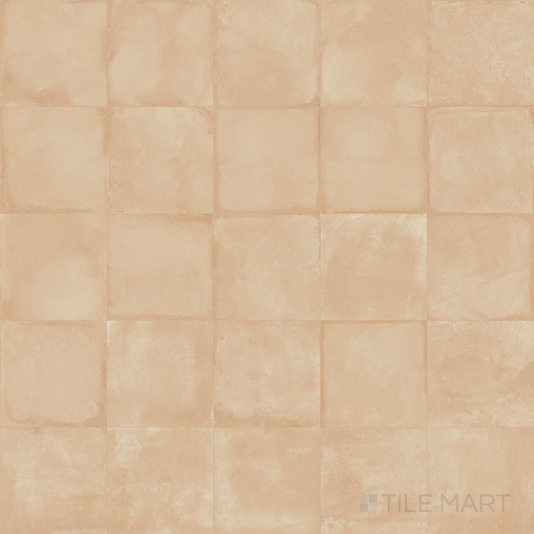 Amuri Biscotto 8x8 Matte Porcelain Tile appears in this overview featuring its warm biscuit coloring, subtle texture, and modern matte finish suited for cozy, earth-toned spaces.