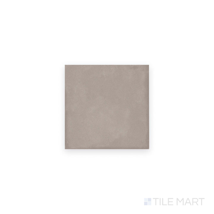 Plan view of Amuri Grigio 8x8 Matte Porcelain Tile highlighting a cool gray palette with a clean matte surface, perfect for contemporary designs.
