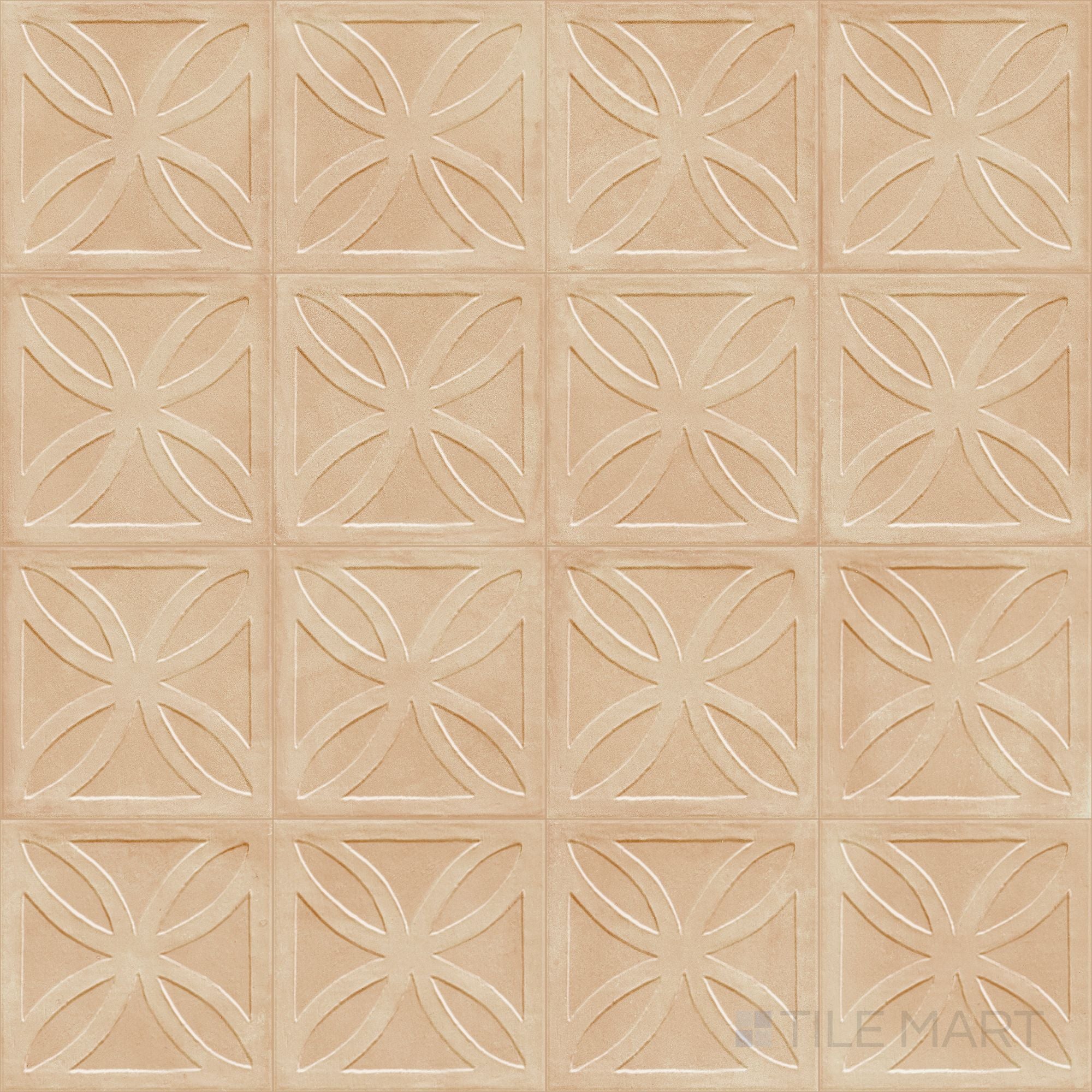 Amuri Struttura 3D Gelosia Biscotto 8X8 Matte Porcelain – Tilemart