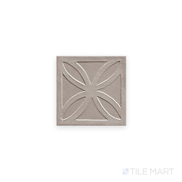 Aerial view of Amuri Struttura 3D Gelosia Grigio 8x8 Matte Porcelain Tile displaying cool gray tones and structured 3D surface viewed from above.