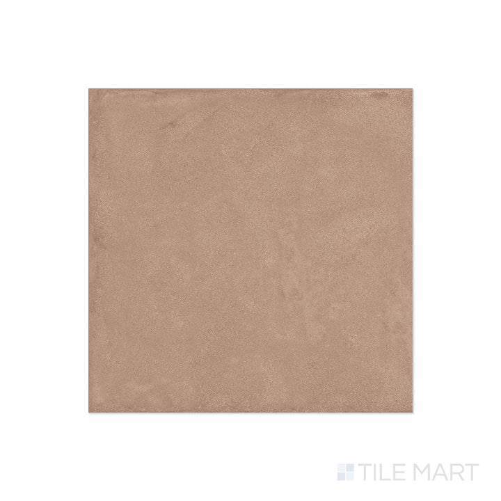 Tile face view of Amuri Cotto 24x24 Matte Porcelain Tile with rich terracotta color and subtle texture in a classic square porcelain format.