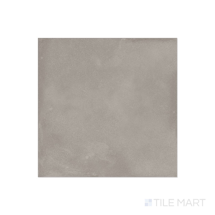 Plan view of Amuri Grigio 24x24 Matte Porcelain Tile showing a modern gray surface with smooth matte finish, ideal for minimalist spaces.