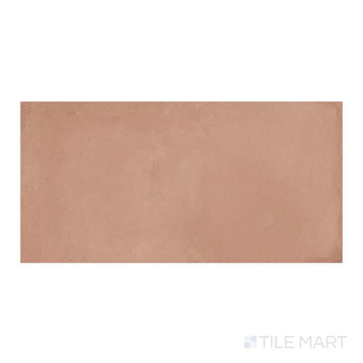 Top view of Amuri Cotto 24x48 Matte Porcelain Tile highlighting a bold terracotta palette with large-format scale and a refined matte finish.