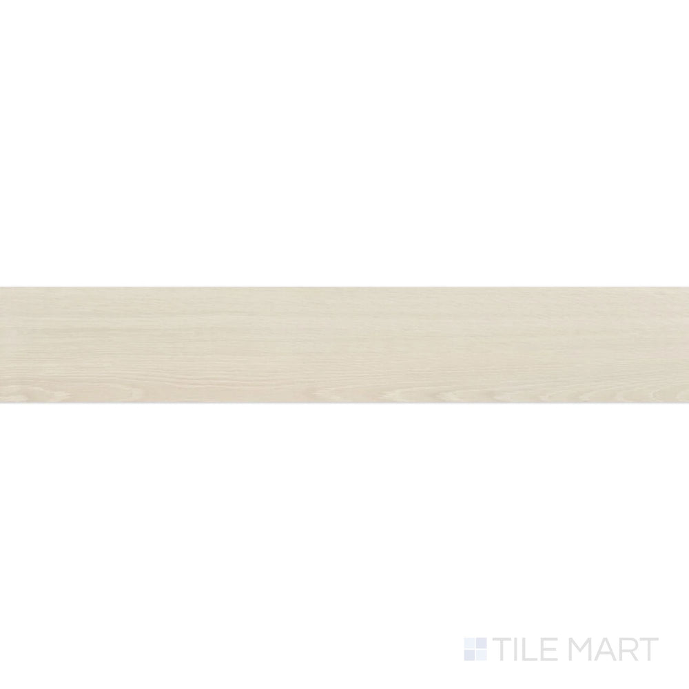 Plan view of Caila Rectified Maple 8x48 Matte Porcelain Tile with soft maple coloring, wood-like texture, and matte finish in an elongated format.