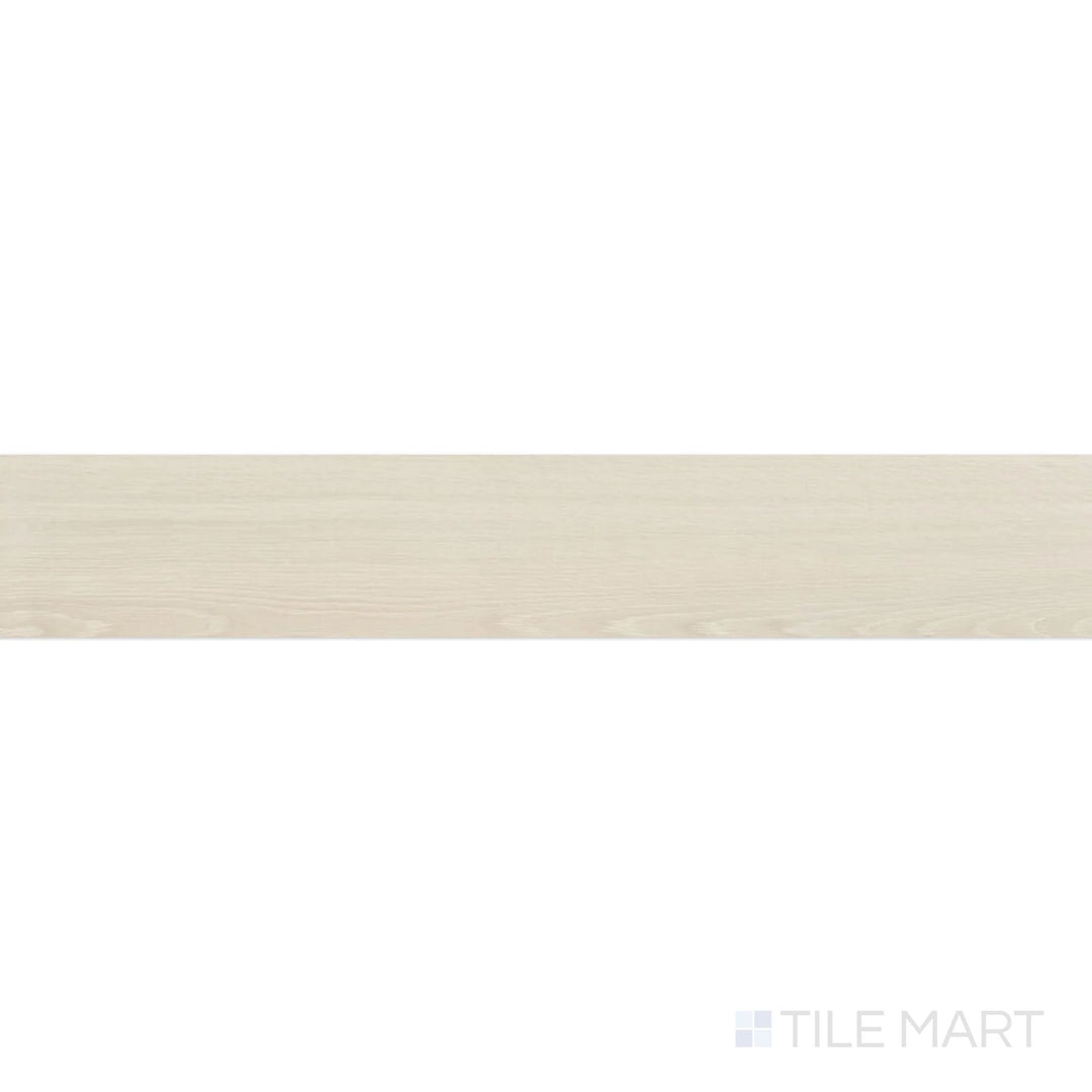 Plan view of Caila Rectified Maple 8x48 Matte Porcelain Tile with soft maple coloring, wood-like texture, and matte finish in an elongated format.
