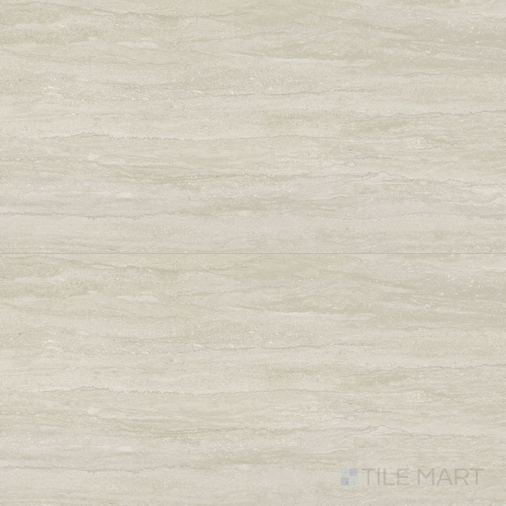 Overview shot of Dorset Vein Cut Beige 24x48 Matte Porcelain Tile featuring neutral beige tones, horizontal veining, and a smooth matte surface in a large rectangular format.