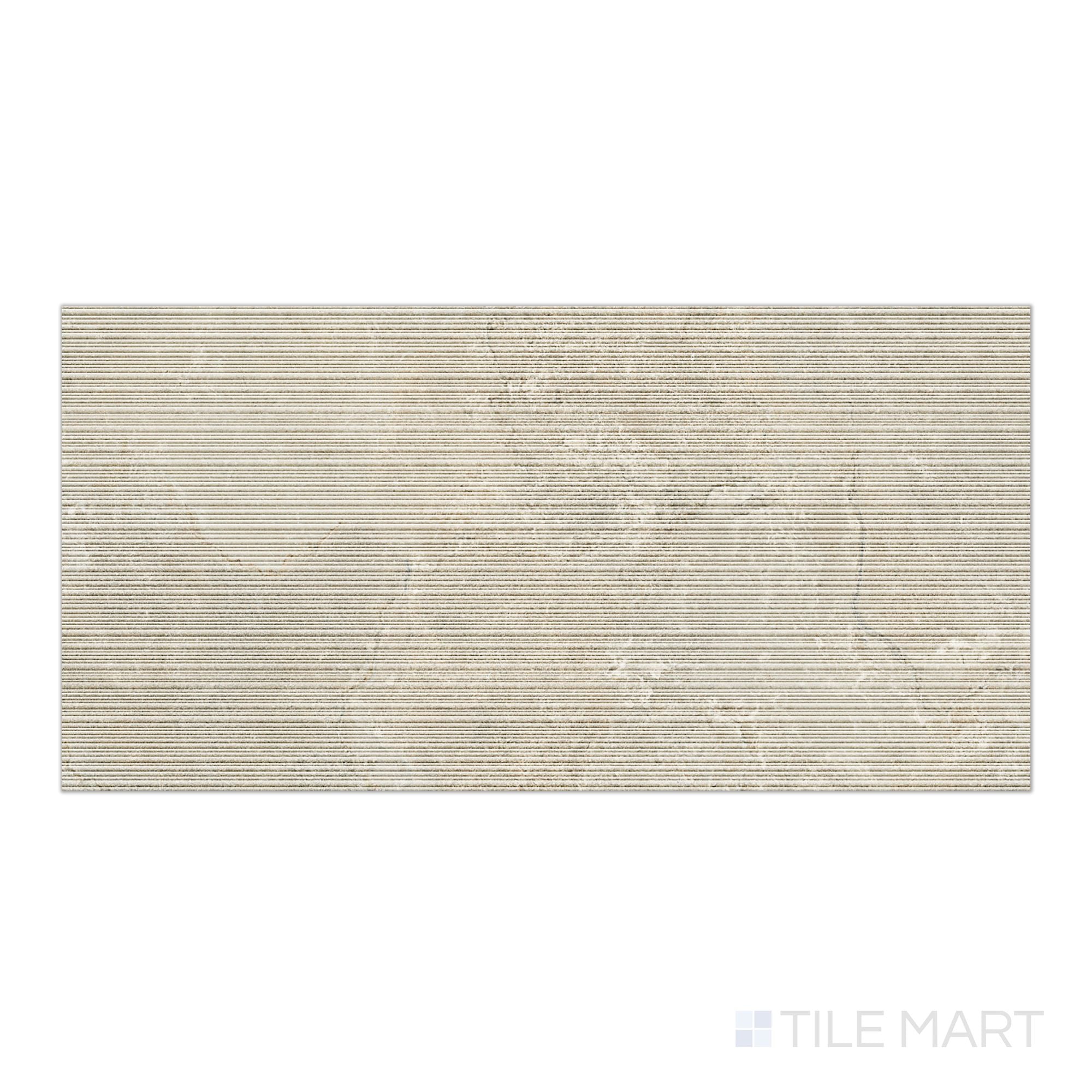 Dorset Ribbed Beige 24X48 Matte Porcelain | Tilemart
