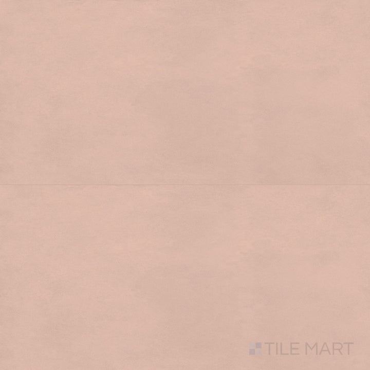 Full view of Nuances Rose 24x48 Matte Porcelain Tile featuring soft blush tones, minimal pattern, and elegant matte finish for chic, modern interiors.