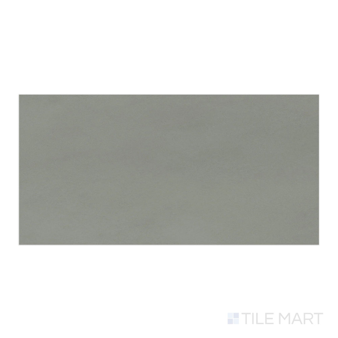 Direct tile view of Nuances Salvia 24x48 Matte Porcelain, displaying its earthy sage green hue and refined matte surface perfect for biophilic design.