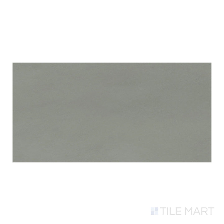 Direct tile view of Nuances Salvia 24x48 Matte Porcelain, displaying its earthy sage green hue and refined matte surface perfect for biophilic design.