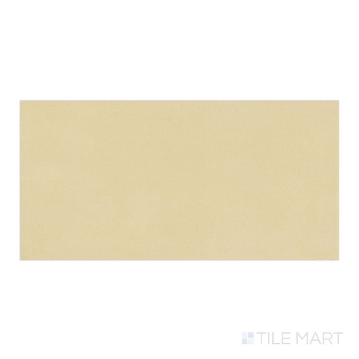 Aerial view of Nuances Luce 24x48 Matte Porcelain Tile, highlighting its soft off-white glow and minimalist texture for a contemporary backdrop.