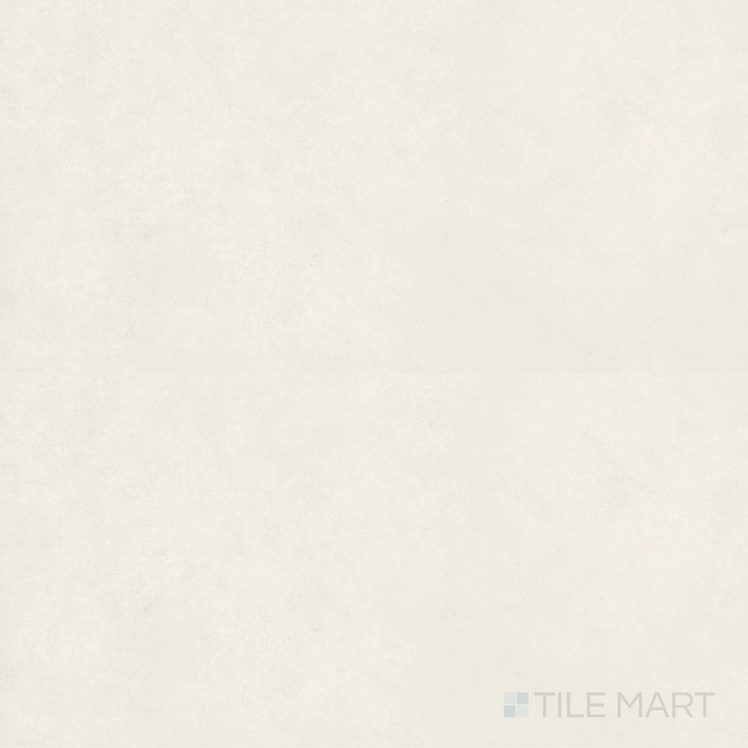 Overview of Nuances Bianco 24x48 Matte Porcelain Tile highlighting crisp white tone, smooth surface, and soft matte finish suited for light-filled interior spaces.